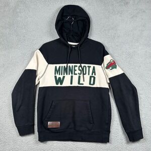 CCM Minnesota Wild NHL Hoodie Men S sweatshirt Black Pro OK'd Athletic Equipment